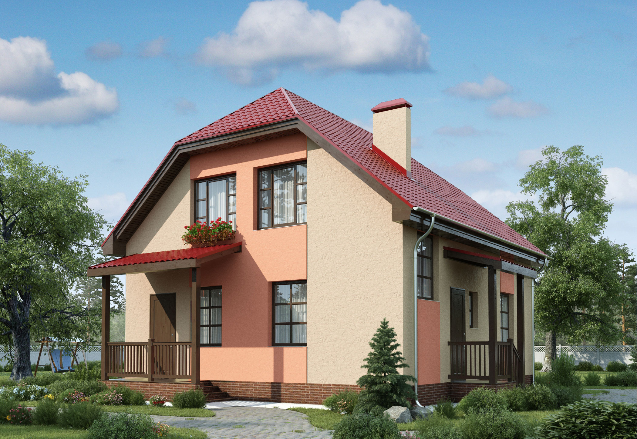 Двухэтажные дома в москве