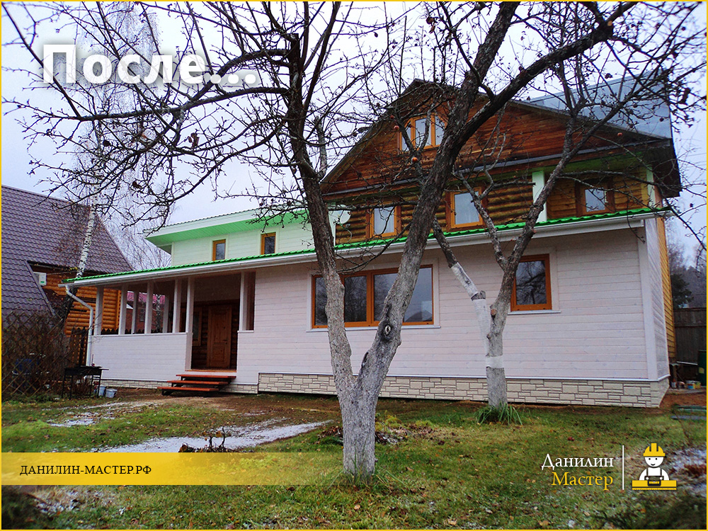 Реконструкция дома в Зелёной горке, Истринский район