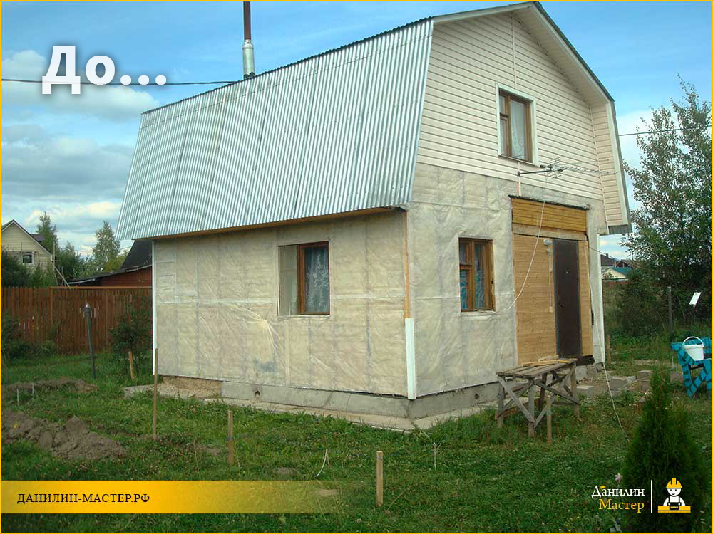 Реконструкция дома 22м² в Лужках, Истринский район